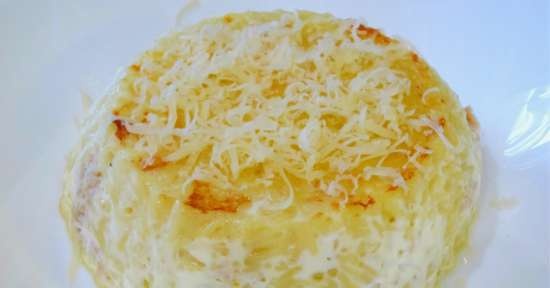 Vermicelli casserole na may karne Tulad ng sa kindergarten (multicooker Brand 701)