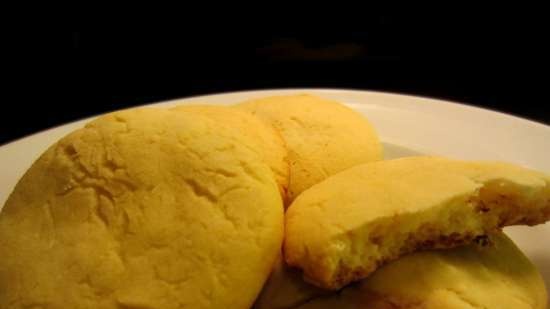 Ciasteczka twarogowe z mąką kukurydzianą Rano