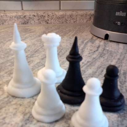 Pastel para los amantes del ajedrez