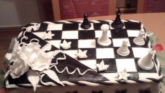 Torta per gli amanti degli scacchi