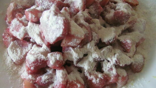 Aardbeien Yoghurt Muffin