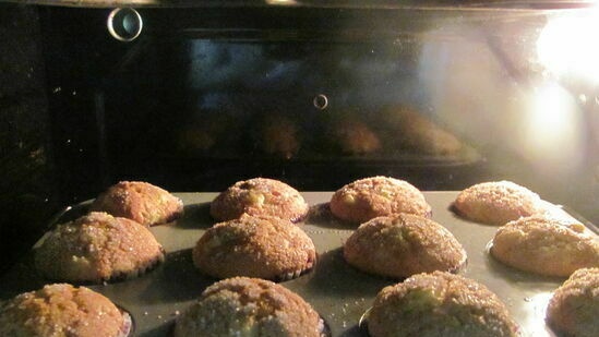 muffins al rabarbaro