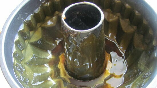 Fehérje puding karamellás Molotof-szal (Molotof pudim de claras)