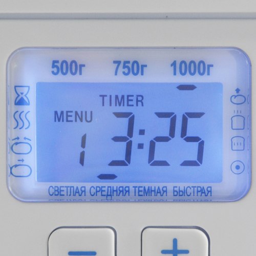 Technical characteristics of the Supra BMS-355 bread machine