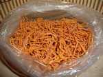 Dried carrots
