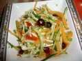 Chinese cabbage salad with persimmon