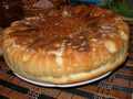 Lean pie with potato buckwheat filling