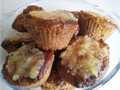 Muffins magros de frutos secos