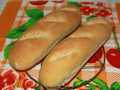 Wheat baguettes on ripe dough