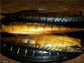 Hot smoked mackerel in a microwave or convection oven