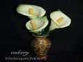 Calla lilies from mastic (master class)