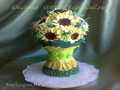 Cake Bouquet of sunflowers
