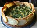 Potato pie with herbs (Spinach and spring herb torta in a potato crust)