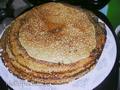 Pancakes without eggs (flaxseed jelly + oat milk)