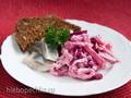 Herring salad with beets (Heringsalat mit Roten Rueben)