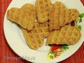 Sunny waffles-cookies with cinnamon