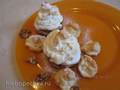 Baked apples with meringue - summer food for children