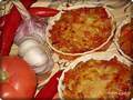Spicy vegetables baked with meat (Princess 115000 pizza maker)