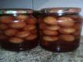 Fragrant plums in syrup