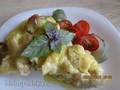 Cauliflower casserole with chicken fillet