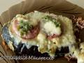 Eggplant tongues with tomatoes and cheese in the GFgrill Airfryer