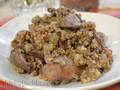 Buckwheat-rye porridge with onions and liver (multicooker Marta MT-1989)