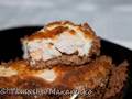 Quiche, bread tart with chicken