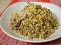 Buckwheat-millet porridge with mushrooms and chicken (multicooker Redmond RMC-01)