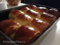 Vanilla buns rolls with raisins