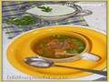 Cabbage soup Thick with pearl barley and