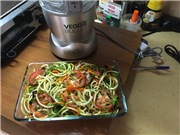 Spiral chopper (slicer, spiralizer) for cutting vegetables and fruits