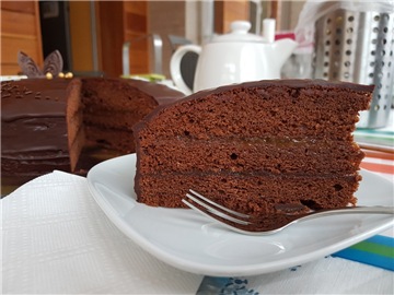 Sachertorte cake (variant van Sachertorte)