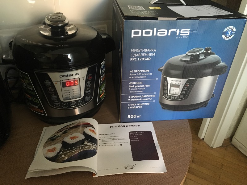 Multicooker-pressure cooker Polaris PPC 1203AD