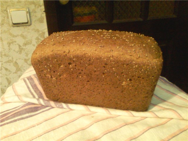 Chleb pszenno-żytni 50x50 z żywymi drożdżami (wypiekacz do chleba)