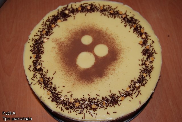 Ciasto Trzy czekoladki