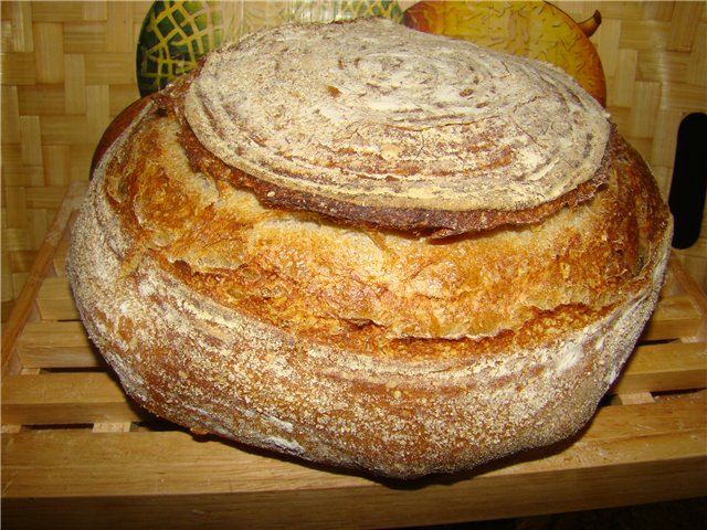 Lionel Poliana párizsi teljes kiőrlésű kenyere