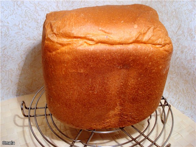 Cheese bread with dough (bread maker)