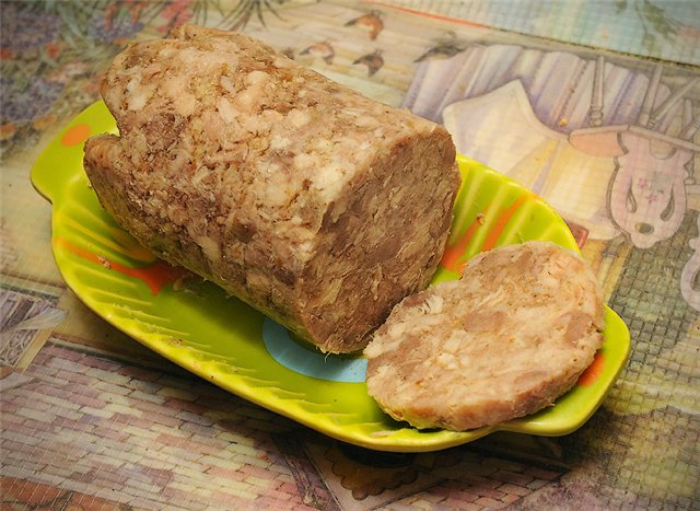 Homemade ham in a Panasonic multicooker - Pakat's idea