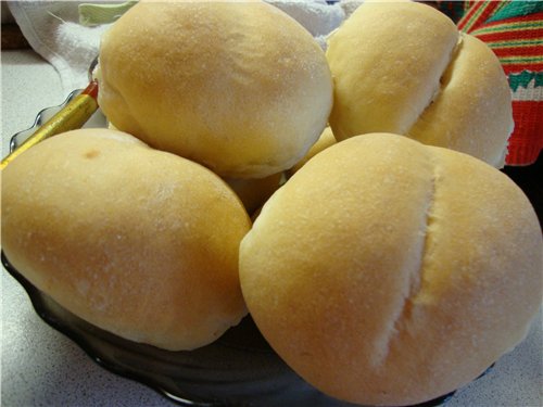 French buns Appetizing ass
