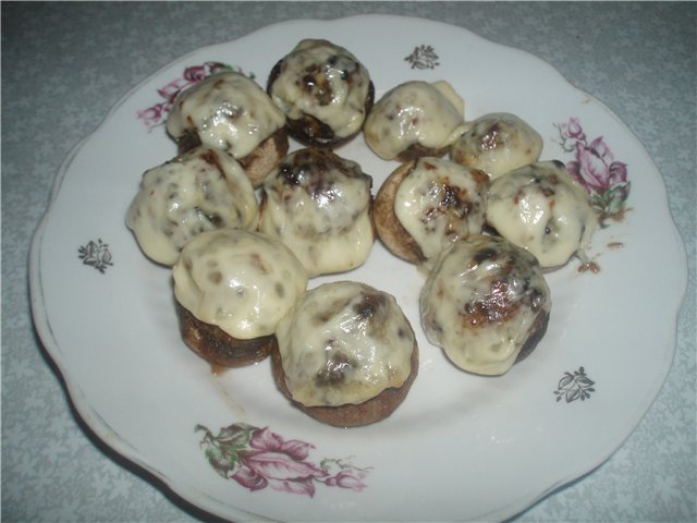 Stuffed mushrooms in the airfryer