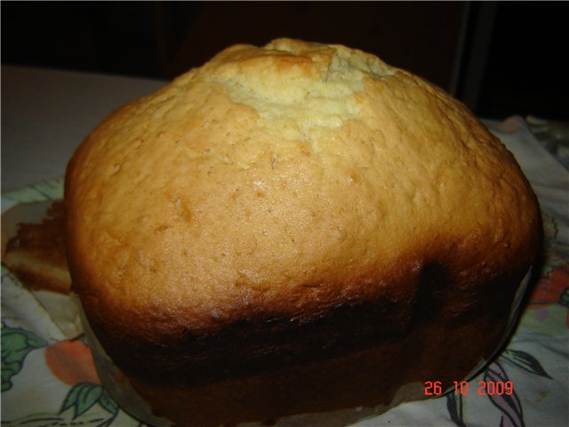 Muffin de limón (máquina de hacer pan)