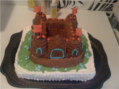 Castillos, palacios, casas (tortas)