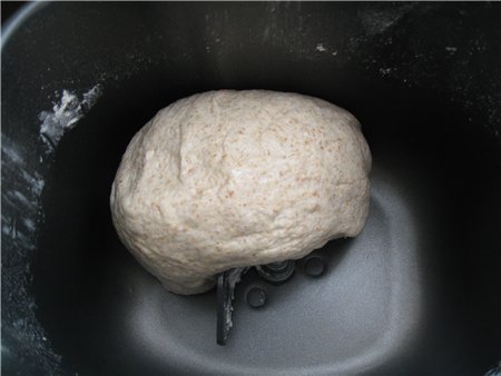 לחם דגנים מלאים עם מחמצת (בתנור)