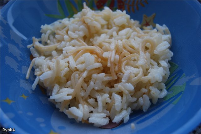 Rice & fried noodles