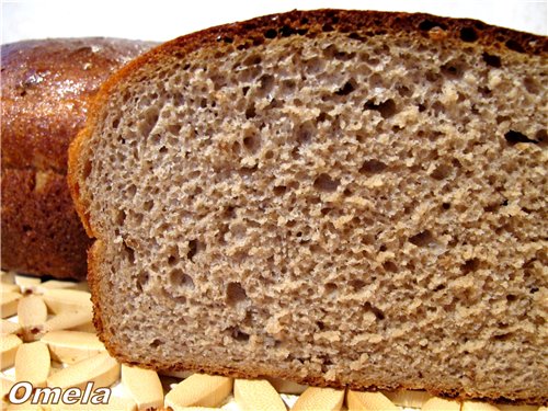 לחם שיפון חיטה עם מחמצת "אורלובסקי"