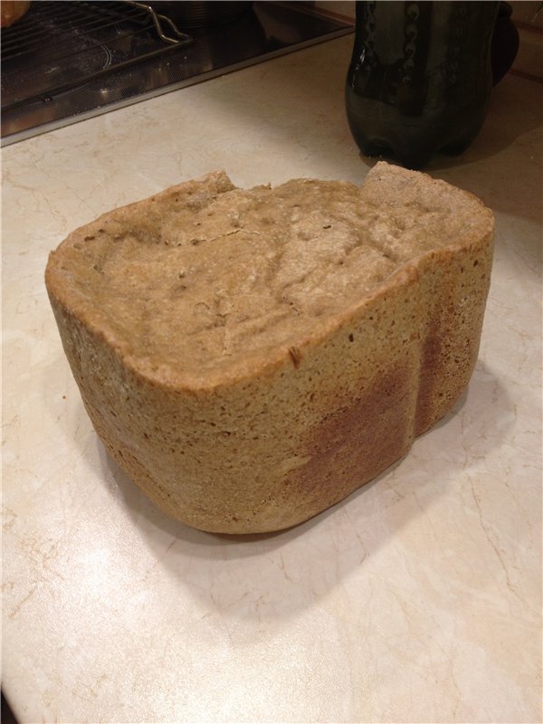 לחם מחמצת שיפון הוני בהתאם ל- GOST