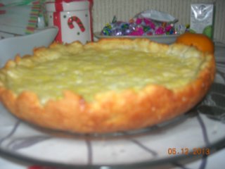 Pie with melted cheese in a multicooker Panasonic SR-TMH18