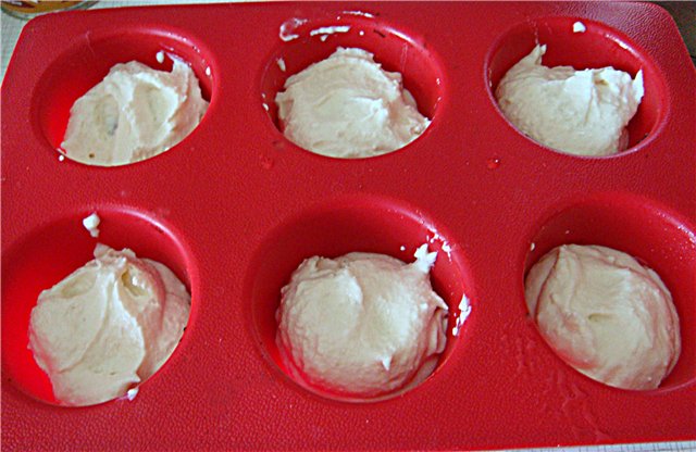 Cheesecakes gevuld in de oven