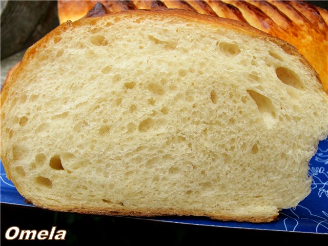 לחם חיטה וינה (Le pain viennois מ- Jean-Yves Guinard) (תנור)