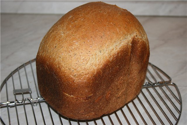 לחם עם פרמזן, עשבי תיבול יבשים וסובין